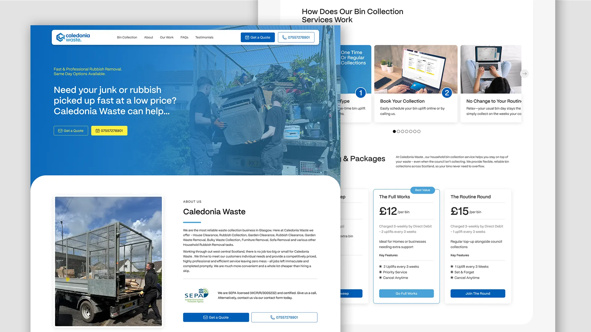 caledonia waste website case study thumbnail